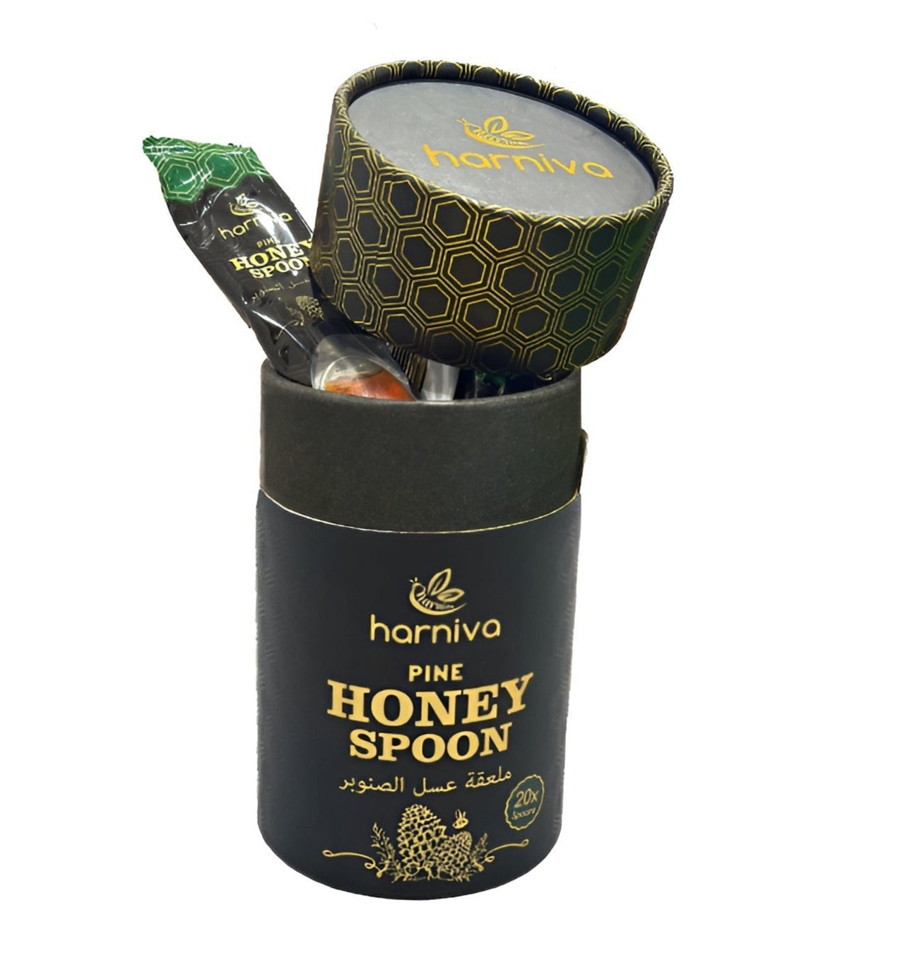 Harniva Pine Honey Spoons (20 x Pack)