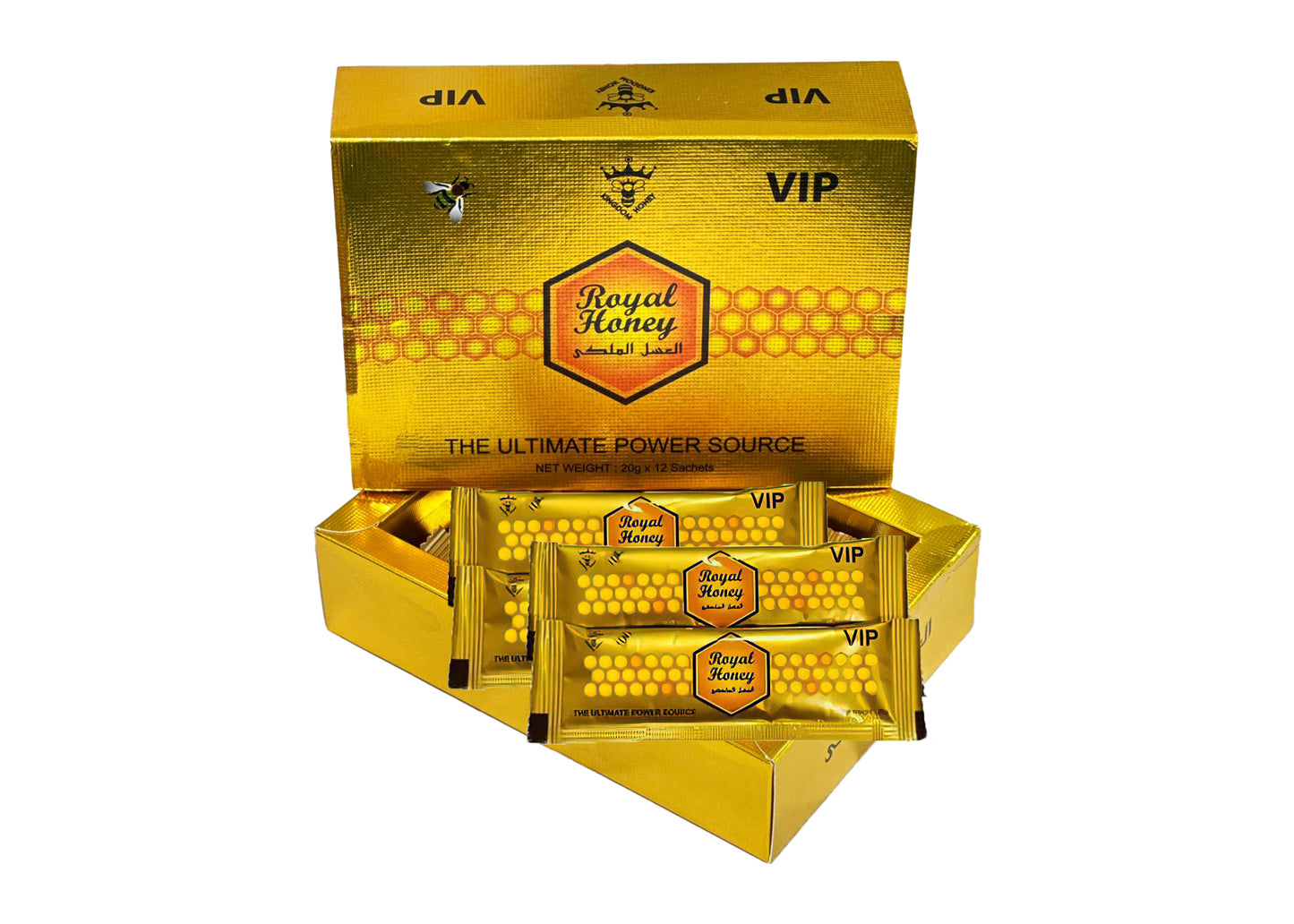 Kingdom VIP Royal Honey Gold - For Men & Women (12 x 20gm)