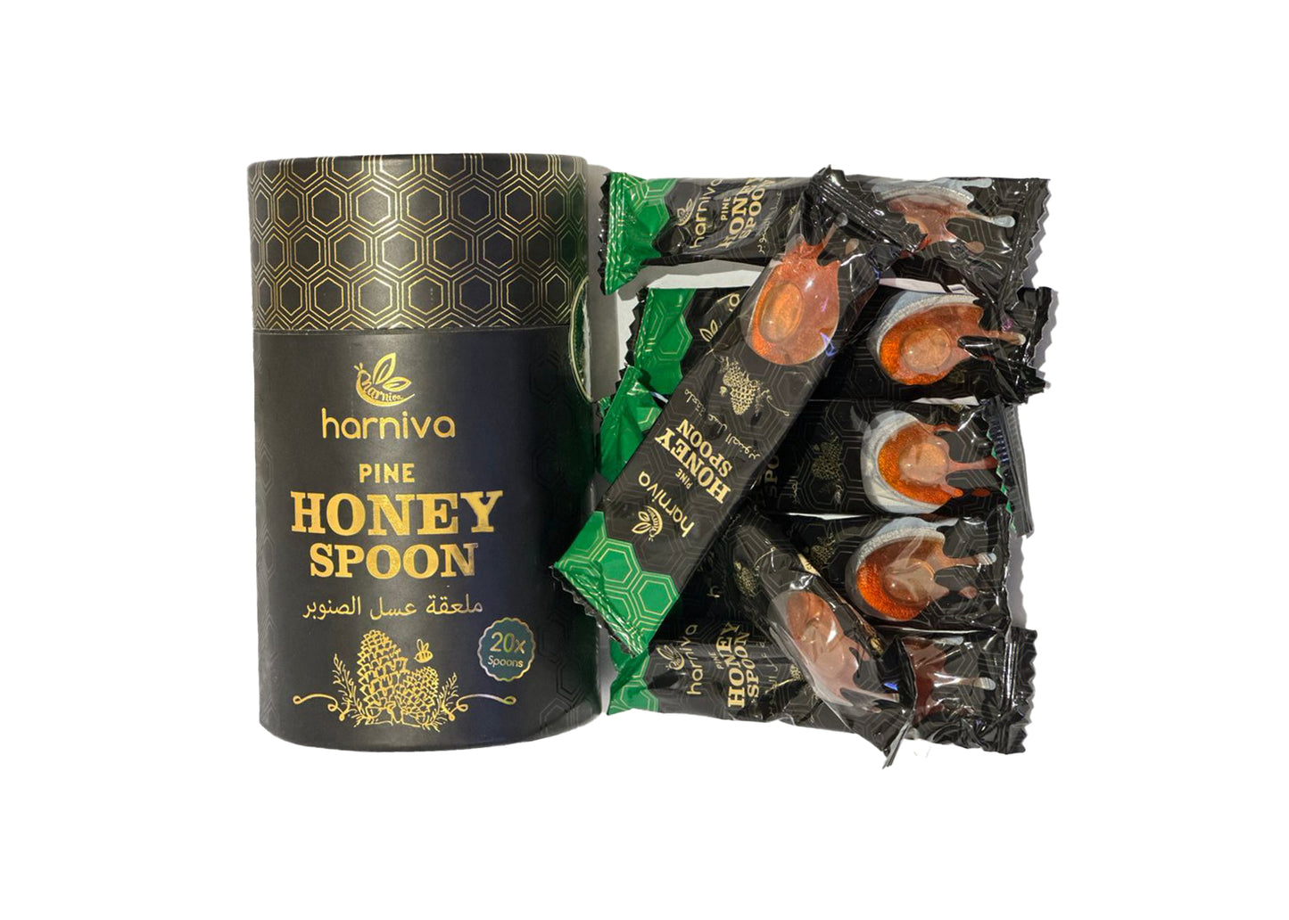 Harniva Pine Honey Spoons (20 x Pack)