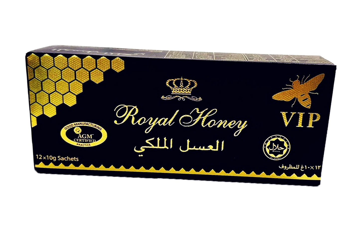 VIP Etumax Royal Honey Yellow Pack of (12 Sachets x 10g)